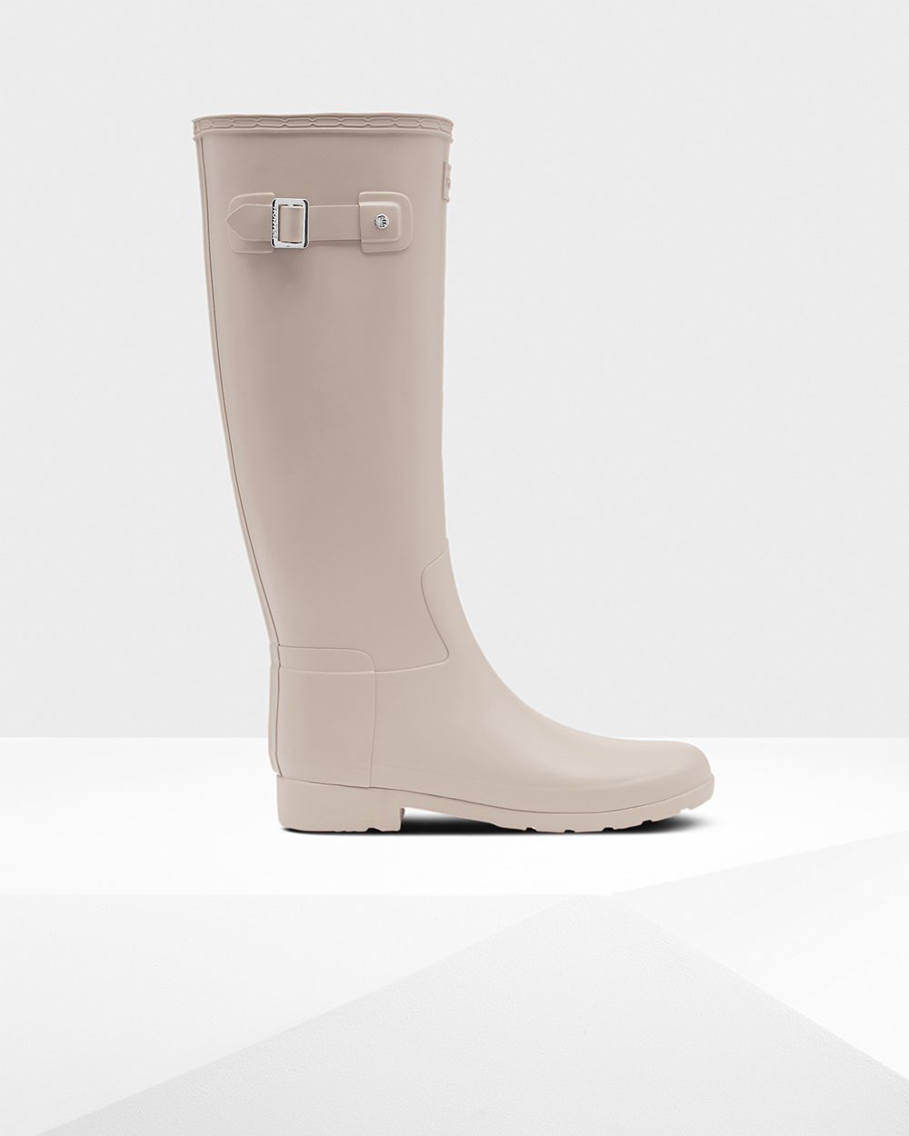 Hunter Refined Slim Fit Tall Rain Boots - Sale Clearance Womens Grey - WEZHOR798